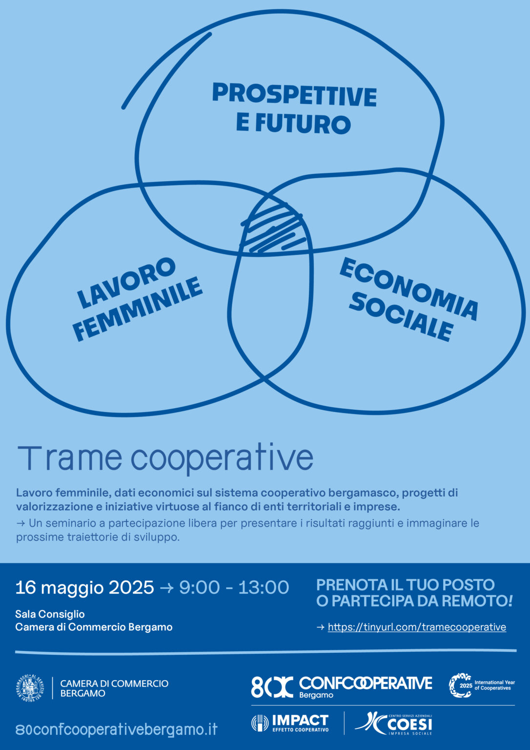 Trame cooperative 16 maggio Bergamo